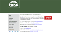 Desktop Screenshot of hikenovascotia.ca